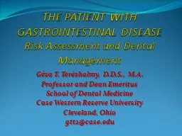 THE PATIENT WITH GASTROINTESTINAL DISEASE