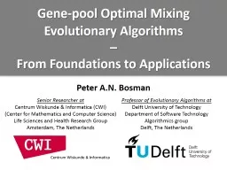 Gene-pool Optimal Mixing