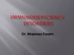 Immunodeficiency   Disorders