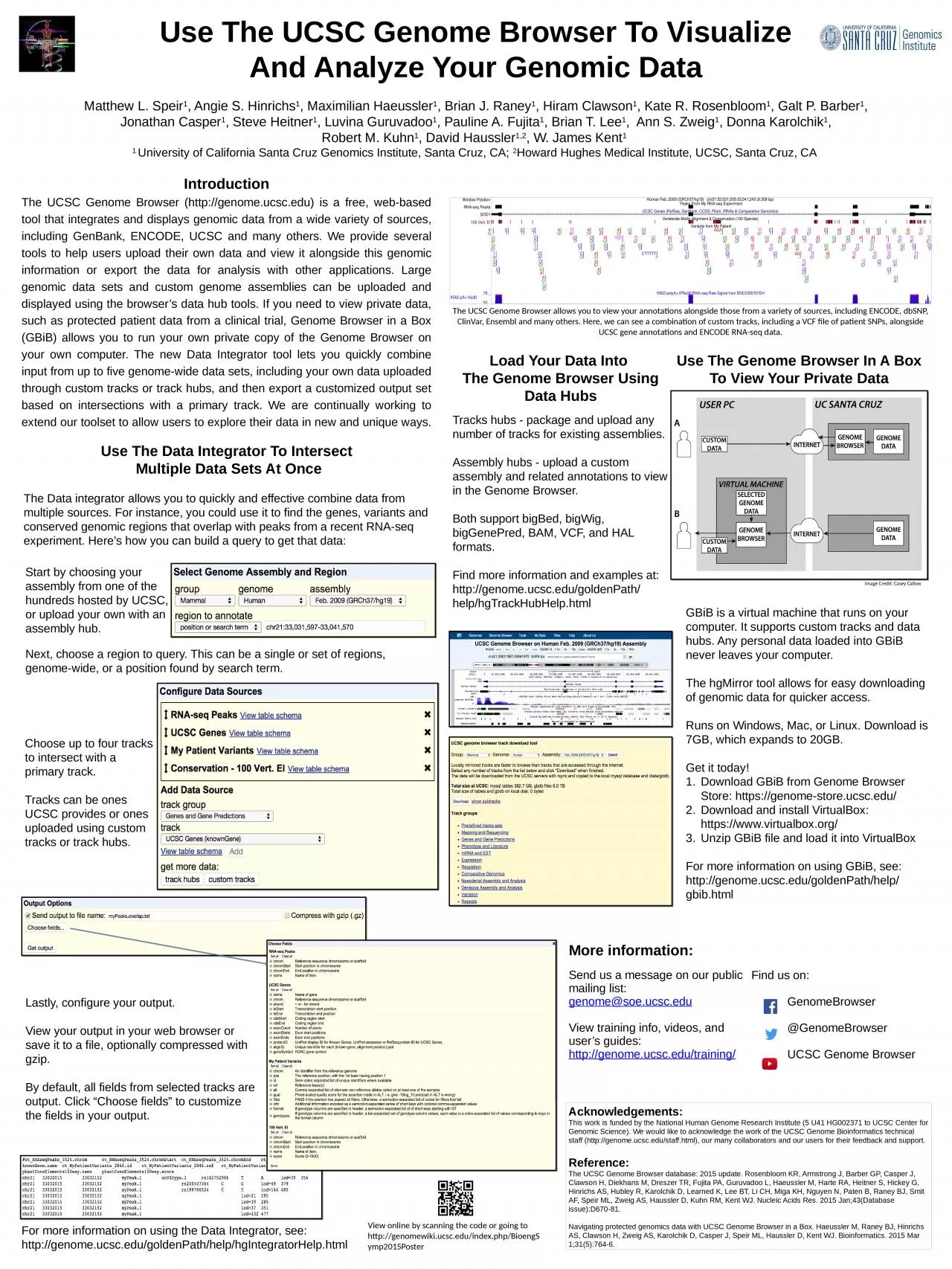 PPT-Use The UCSC Genome Browser To Visualize And Analyze Your Genomic Data