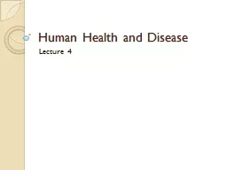 Human Health and Disease