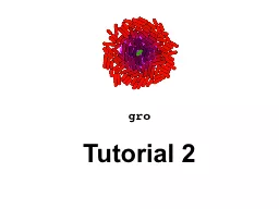 gro Tutorial 2 Functions