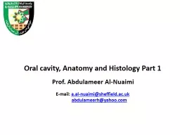 Oral cavity, Anatomy and Histology Part 1