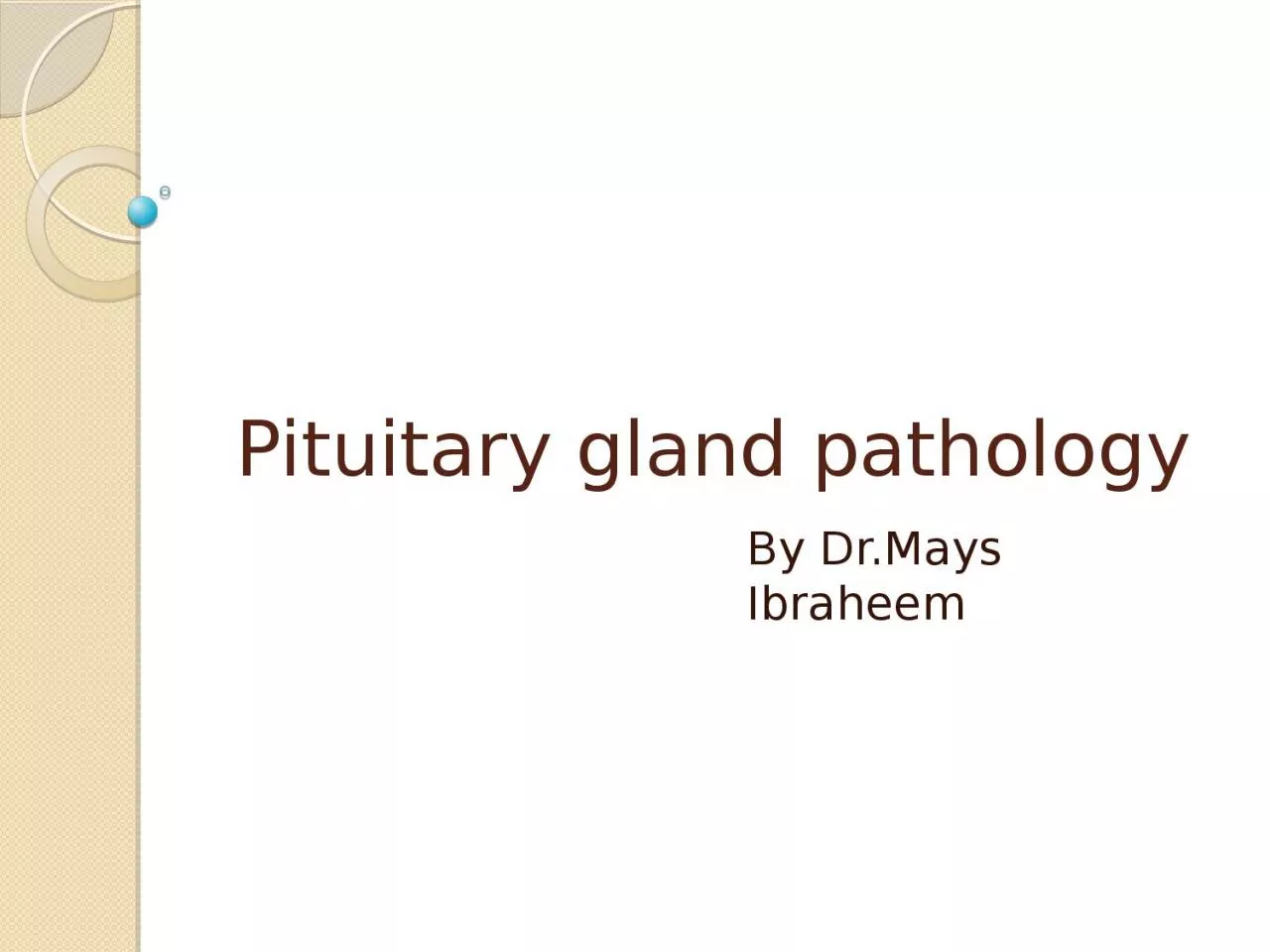 PPT-Pituitary gland pathology