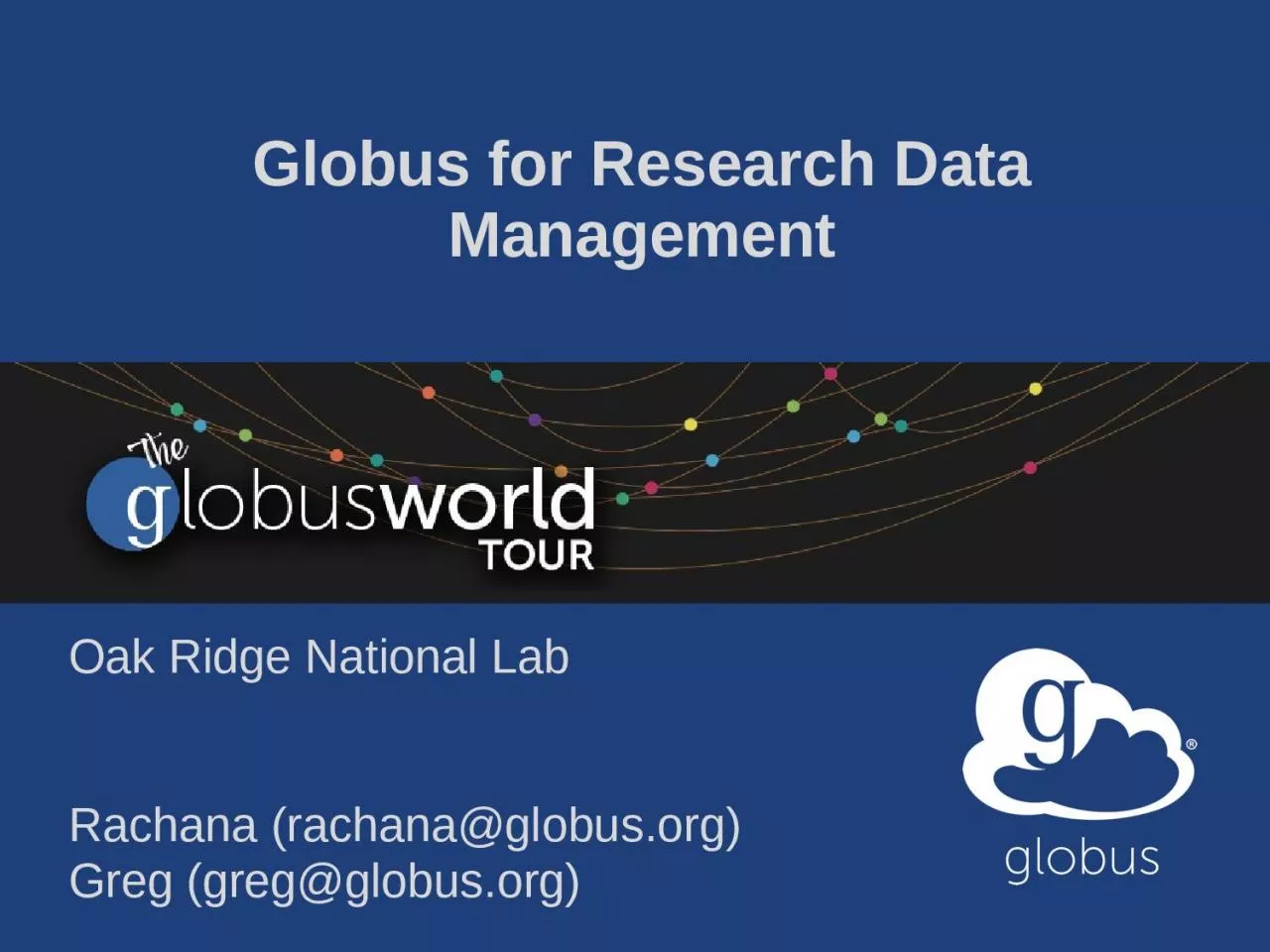 PPT-Globus for Research Data