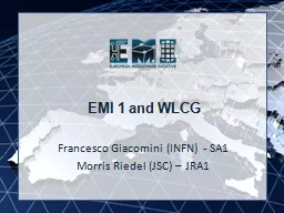 EMI 1 and WLCG Francesco