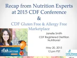 PPT-Recap from Nutrition Experts