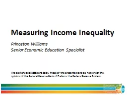 Measuring Income Inequality