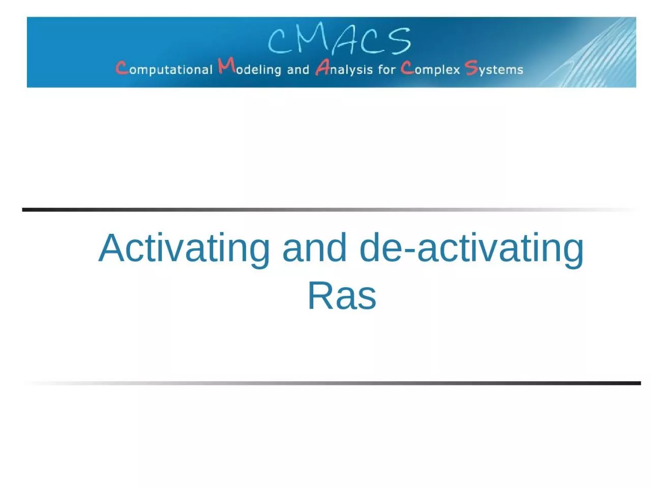 PPT-Activating and de-activating