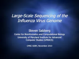 Large-Scale Sequencing of the Influenza Virus Genome