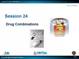 Session 24  Drug Combinations