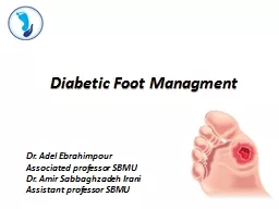 Diabetic Foot  Managment