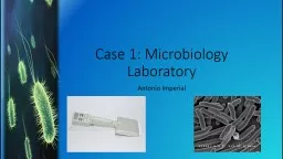 Case 1: Microbiology Laboratory