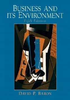 (BOOK)-Business And It\'s Environment