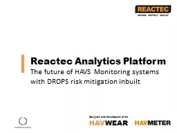 Reactec Analytics Platform