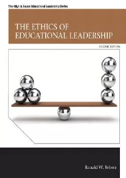 (EBOOK)-Ethics of Educational Leadership, The (Allyn & Bacon Educational Leadership)