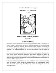 Stories from ‘The children's own paper’ OUR LITTLE FRIEND Ja
