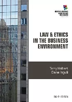 (EBOOK)-Law and Ethics in the Business Environment (Cengage Learning Legal Studies in Business)