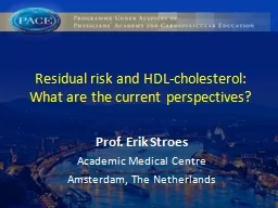 Residual risk and HDL-cholesterol: