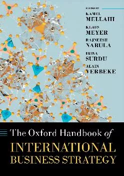 (DOWNLOAD)-The Oxford Handbook of International Business Strategy (Oxford Handbooks)