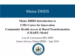 Maine DHHS Maine DHHS Introduction to