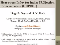 Heat-stress Index for India: