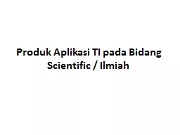 PPT-Produk Aplikasi TI pada