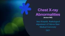 Chest X-ray Abnormalities