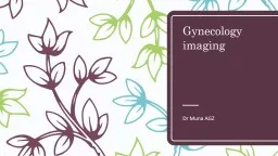 Gynecology  imaging Dr