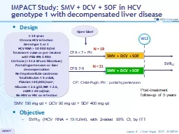 SMV + DCV + SOF Open label