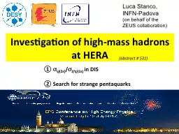 1 1 1 Investigation of high-mass hadrons