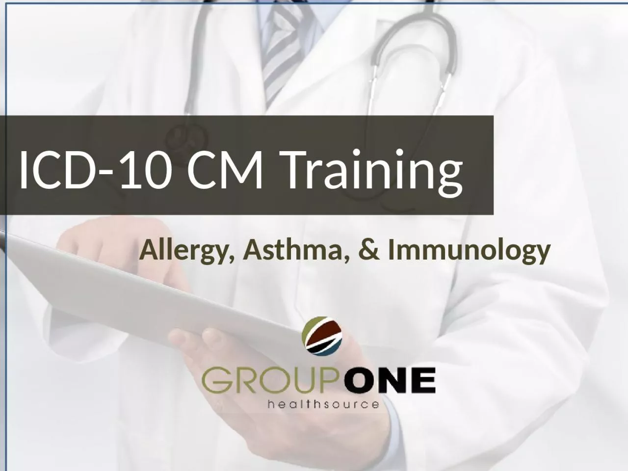 PPT-Allergy, Asthma, & Immunology