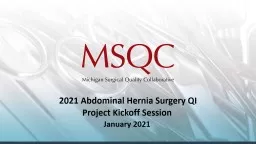 2021 Abdominal Hernia Surgery QI