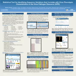 Statistical Tool for Identifying Sequence Variations that Correlate with Virus Phenotypic