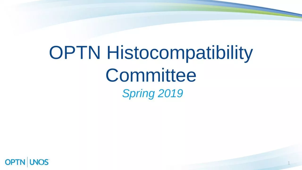 PPT-1 OPTN Histocompatibility Committee