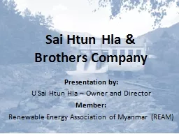 Sai  Htun   Hla  &  Brothers Company