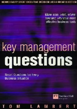 (READ)-Key Management Questions: Smart Questions for Every Business Situation