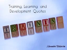 Training, Learning and Development Quotes