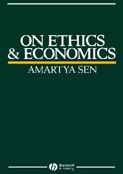 (DOWNLOAD)-On Ethics and Economics