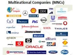 Multinational Companies (MNCs)