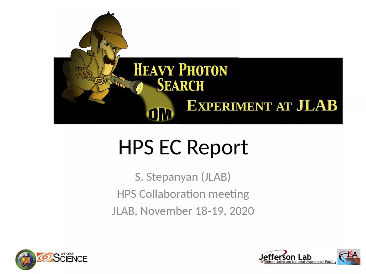 PPT-HPS EC Report S. Stepanyan (JLAB)