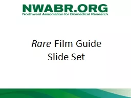 Rare  F ilm Guide  Slide Set