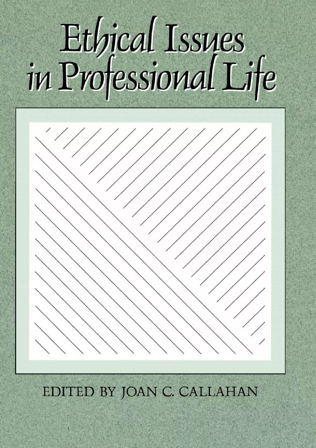 (READ)-Ethical Issues in Professional Life