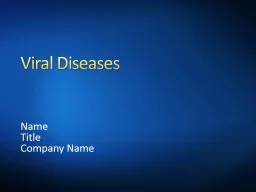 Viral Diseases Name Title