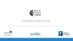 T2T Research nurse training