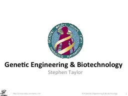 Genetic Engineering & Biotechnology