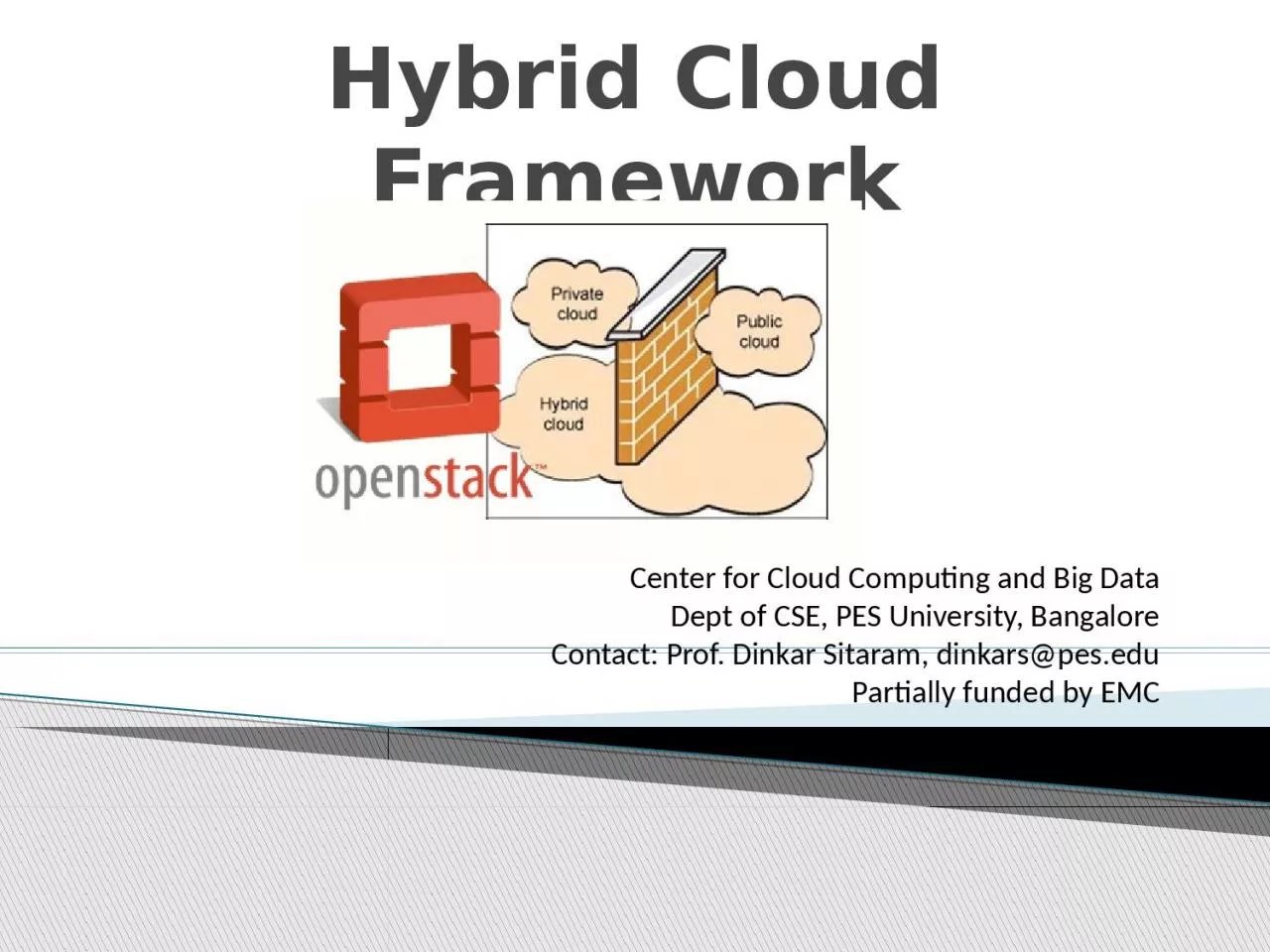 Hybrid Cloud Framework Center