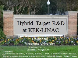 Hybrid Target R&D  at KEK-LINAC