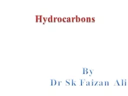 Hydrocarbons By Dr  Sk