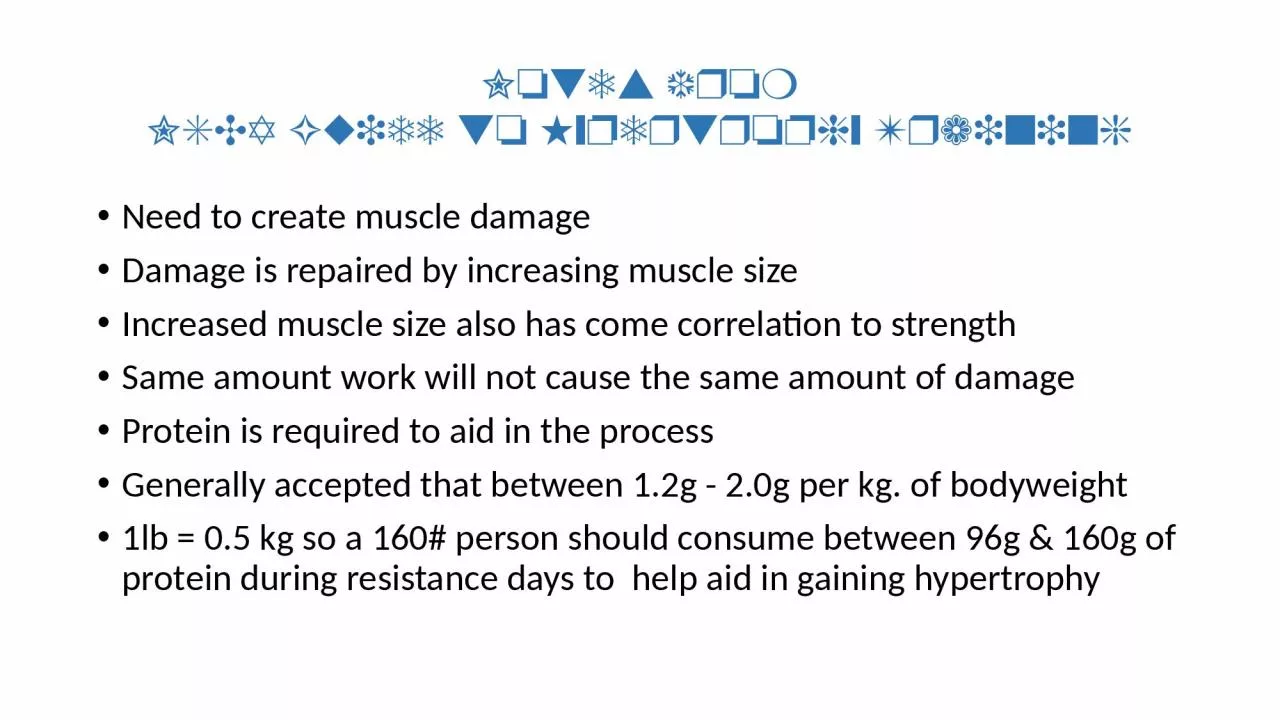 PPT-Notes from NSCA Guide to Hypertrophy Training